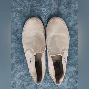 Well loved white vans